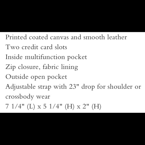 NWT Coach Faded Blush Floral Crossbody, perfect size! - Picture 5 of 5